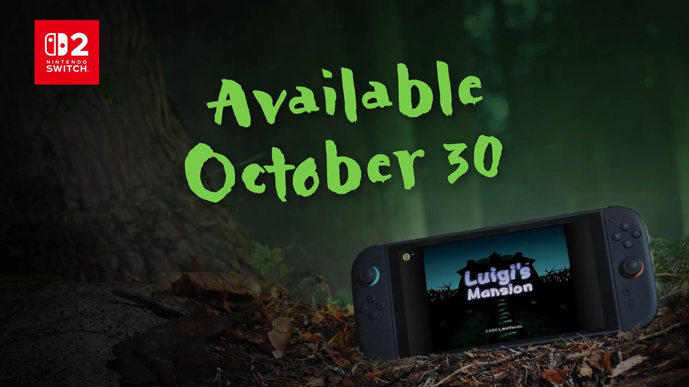 Luigi's Mansion arrive dans le Nintendo Switch Online le 30 octobre prochain