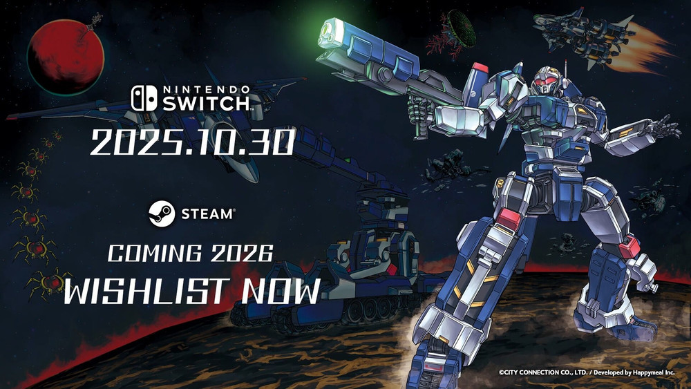 Final Formation : o shooter de deslocamento horizontal chega a 30 de outubro à Switch