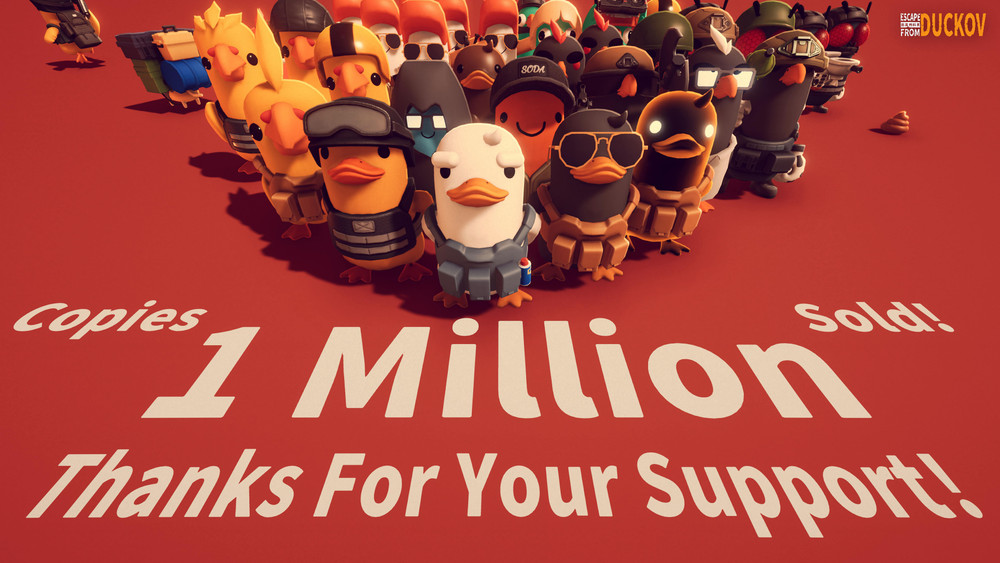 Escape From Duckov has sold over a million copies