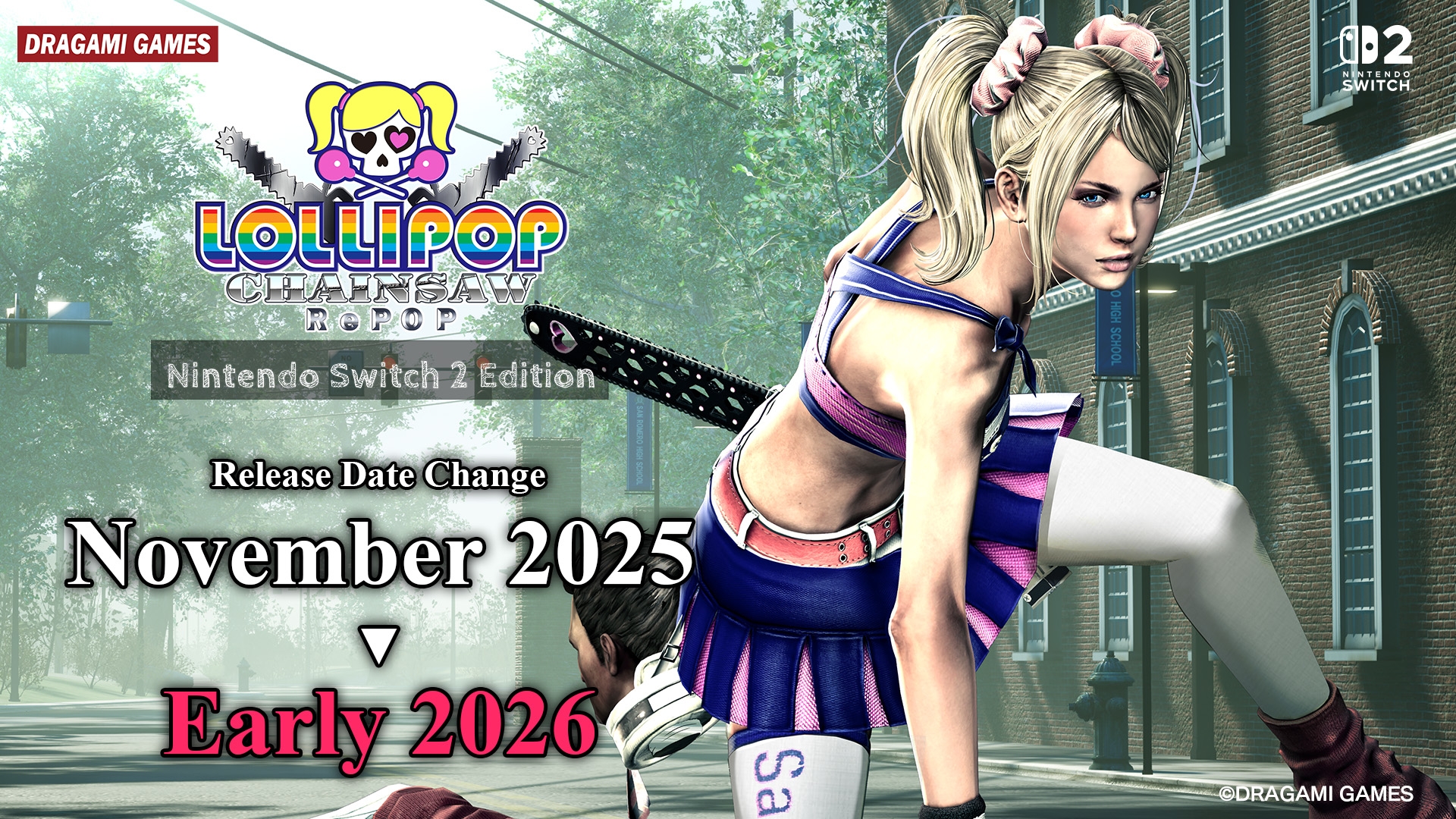 A versão da Switch 2 de Lollipop Chainsaw RePOP foi adiada até ao