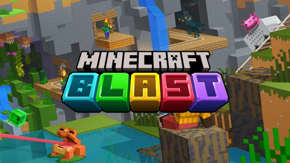 Primeiras imagens de Minecraft Blast, um jogo móvel da King e Mojang
