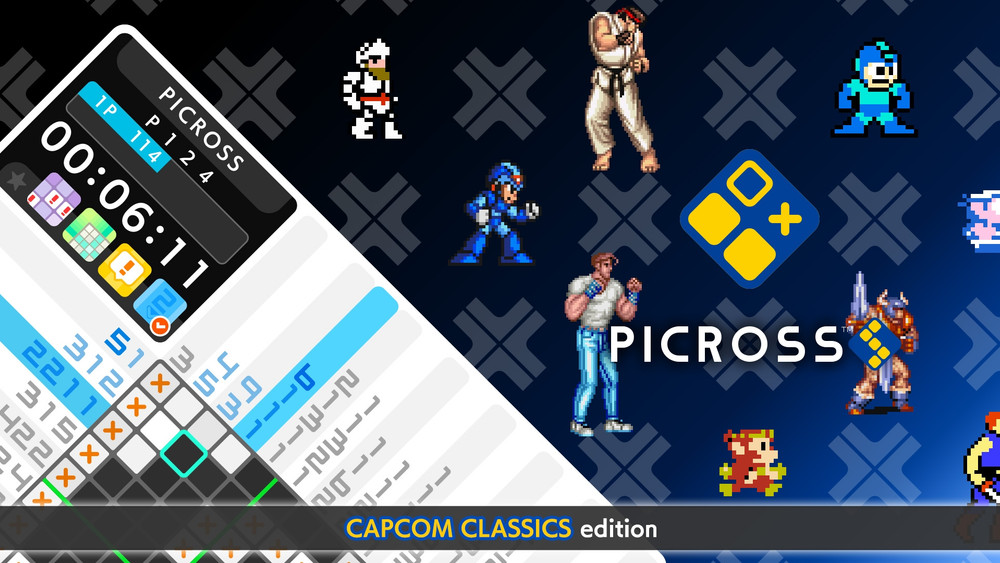 PICROSS S Capcom Classic and SNK Classics & NEOGEO edition will be released for Switch on November 27