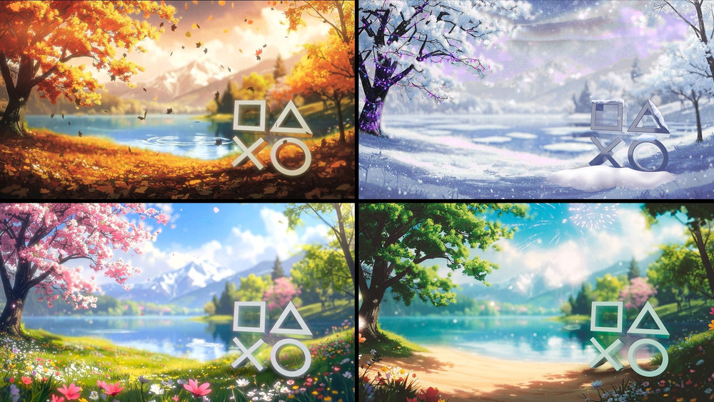 PS5 gets an animated background that changes with the seasons