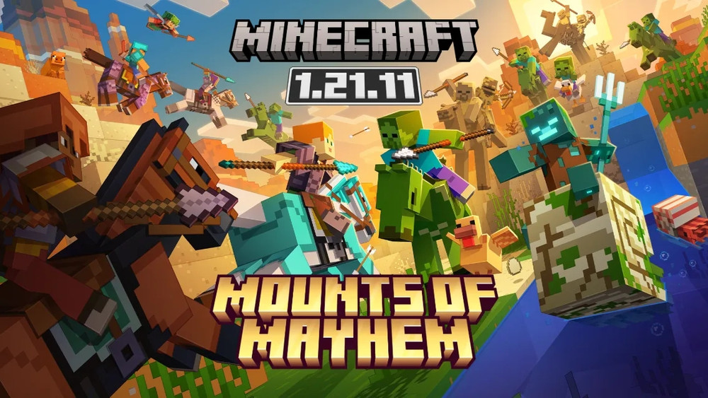 Minecraft hat sein neues Update „Mounts of Mayhem” bekommen