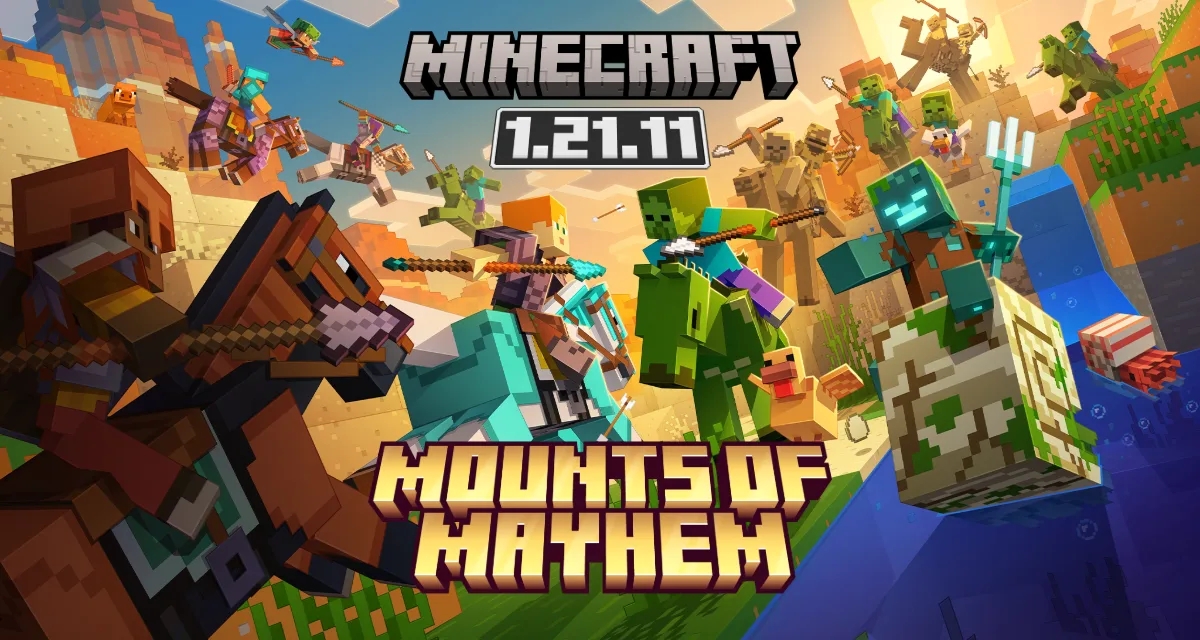 Minecraft hat sein neues Update „Mounts of Mayhem” bekommen - IG News