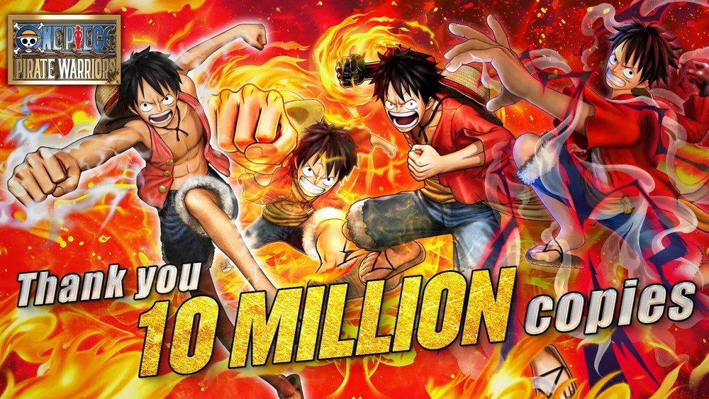 La licence One Piece: Pirate Warriors s'est vendue à 10 millions d'exemplaires