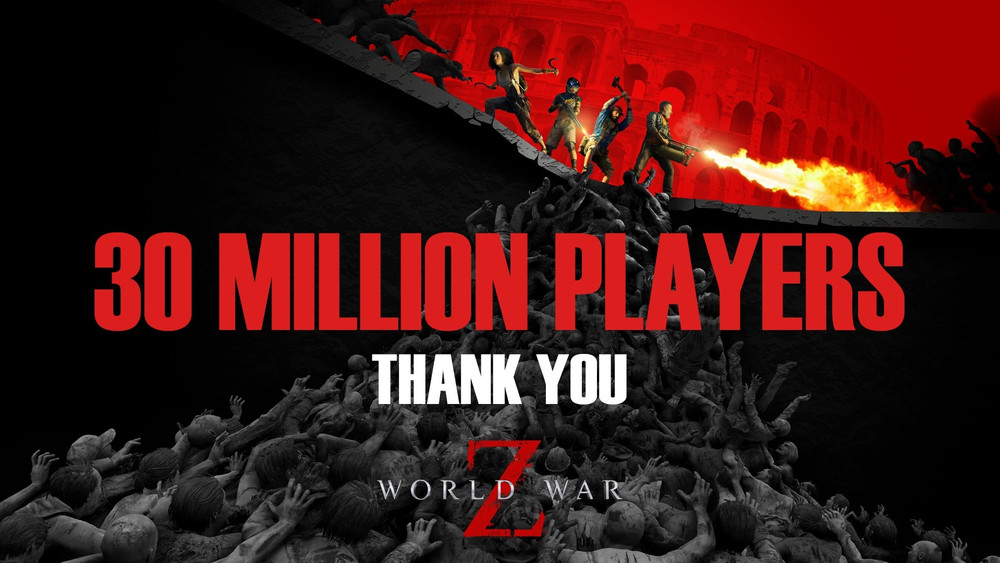 World War Z alcançou 30 milhões de jogadores
