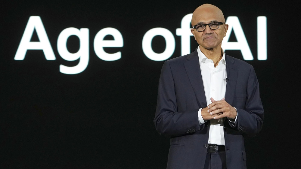 Satya Nadella, il EO di Microsoft, vuole puntare tutto sull'intelligenza artificiale nel 2026.