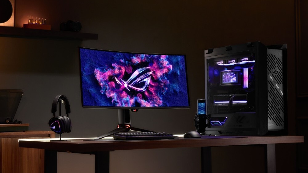A ASUS apresenta o PG34WCDN, um ecrã QD-OLED de 360Hz equipado com os novos painéis de 5.ª Geração da Samsung