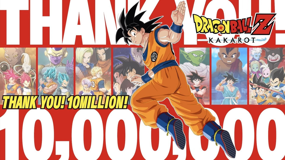 DRAGON BALL Z: KAKAROT has sold over 10 million copies