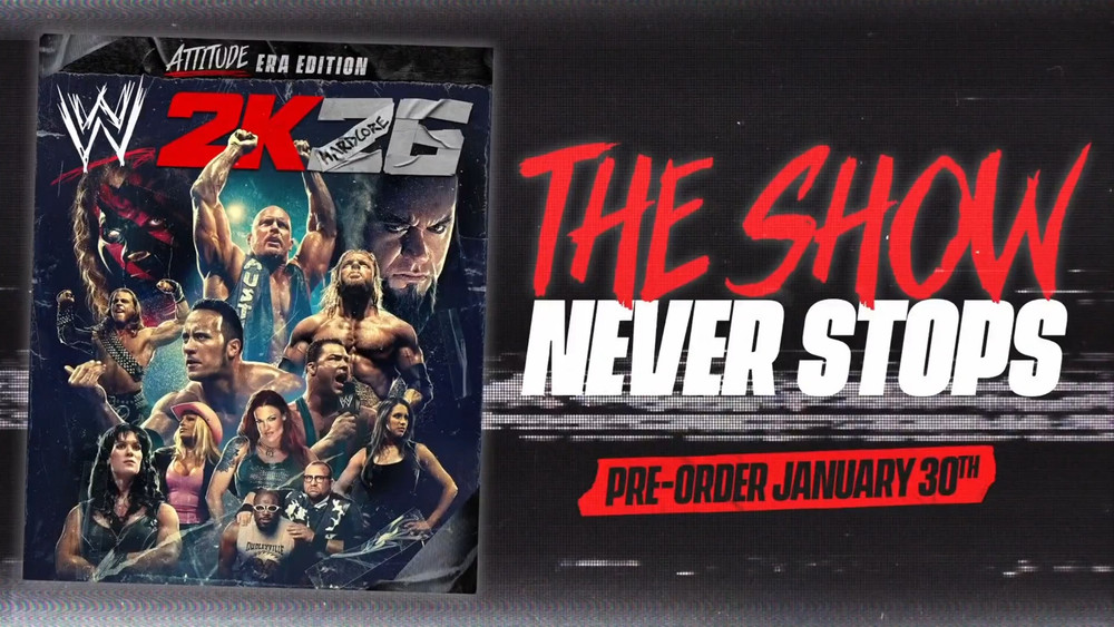 The Attitude Era Edition of WWE 2K26 has been revealed and pre-orders will go up on January 30