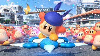 Kirby Air Riders hat den Patch 1.3.0 mit GameShare und einem Grand-Prix-Modus bekommen