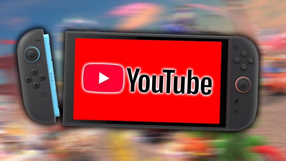 O YouTube poderá chegar à Switch 2 este mês