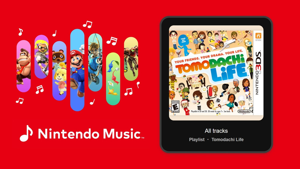A Nintendo Music dá as boas-vindas à banda sonora de Tomodachi Life