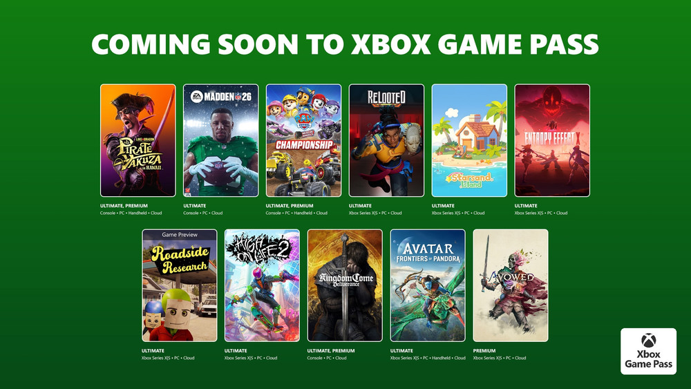 Muy pronto en Xbox Game Pass: High On Life 2, Relooted, Avatar: Frontiers of Pandora y más