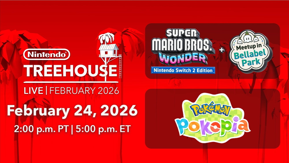 Nintendo presenterà Pokémon Pokopia e Super Mario Bros. Wonder Switch 2 il 24 febbraio