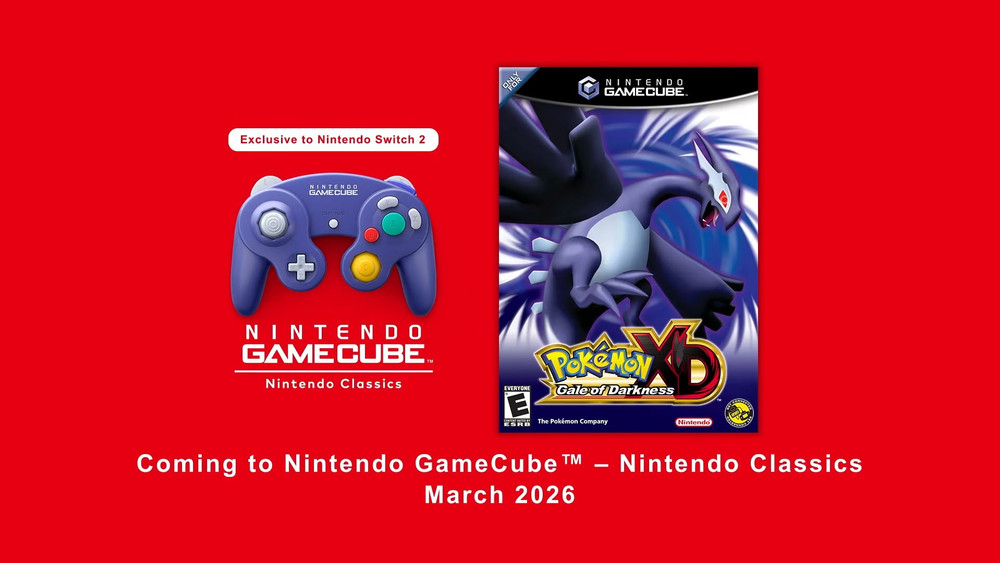 Pokémon XD: Gale of Darkness chega à Switch 2 em março