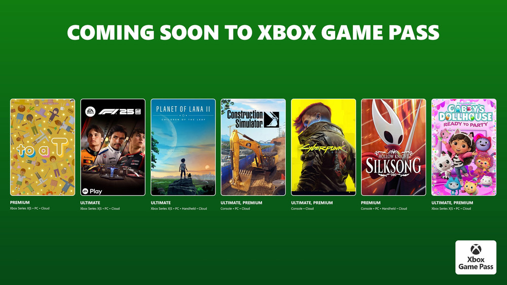 Em breve no Xbox Game Pass: Cyberpunk 2077, F1 25, Planet of Lana 2, e muito mais