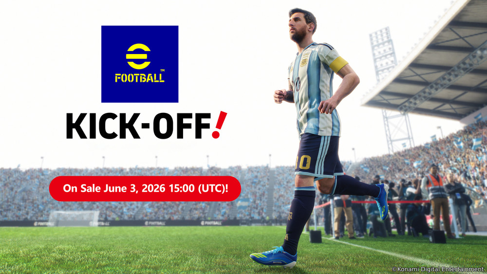 eFootball Kick-Off! chega à Switch 2 a 5 de junho