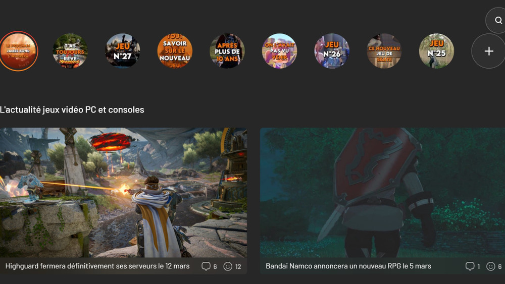 (MAJ) Les News Video font leur apparition sur la page d'accueil d'Instant Gaming News
