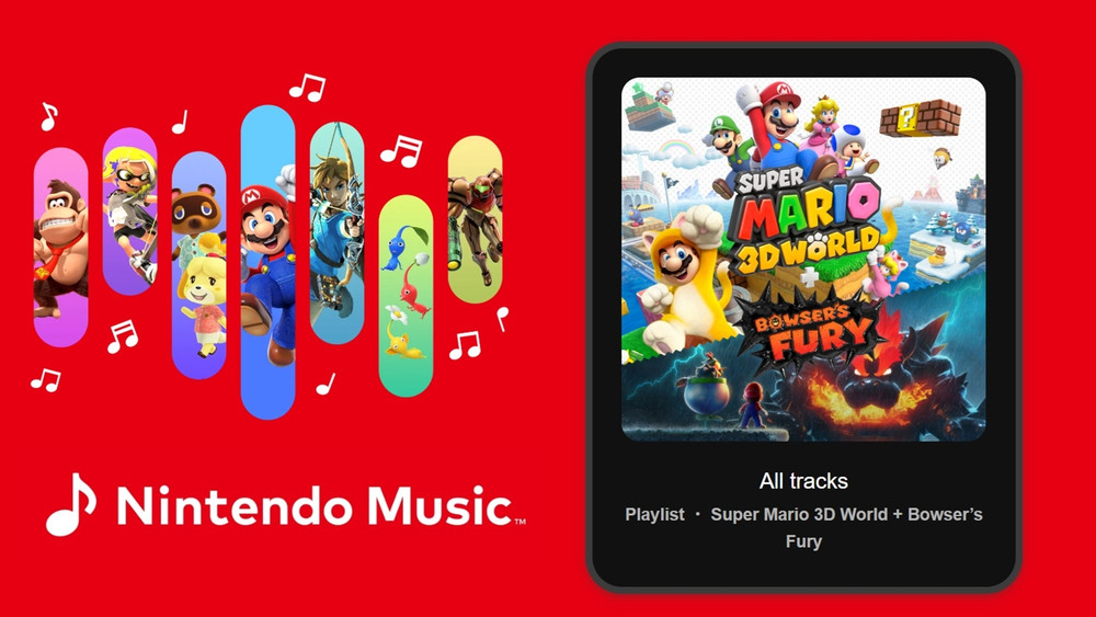 Super Mario 3D World + Bowser's Fury lässt uns den Soundtrack über Nintendo Music hören