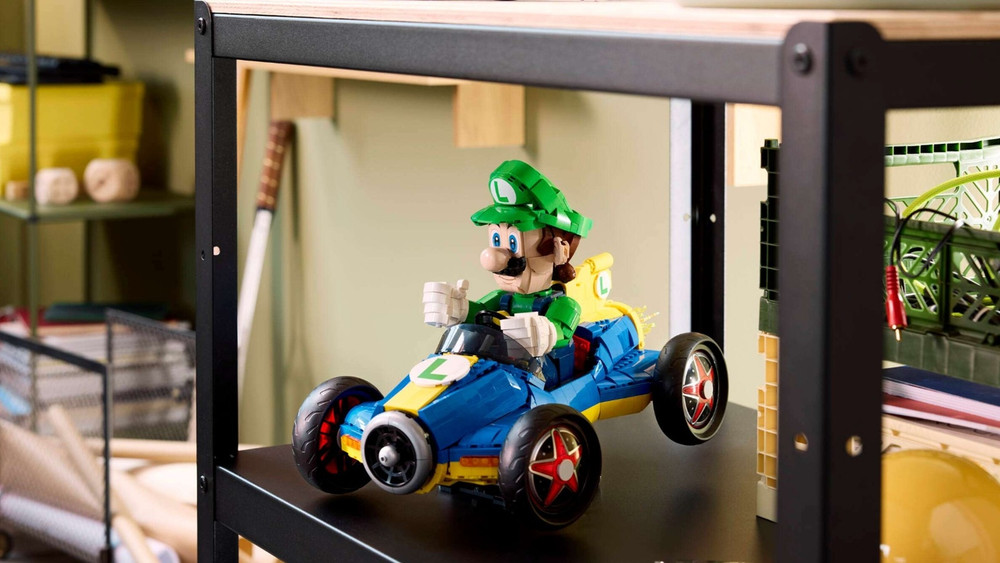 Un nouveau set LEGO « Mario Kart : Luigi et Proto 8 » arrive le 1er avril