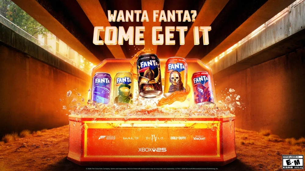 Fanta und Xbox beginnen eine neue Zusammenarbeit