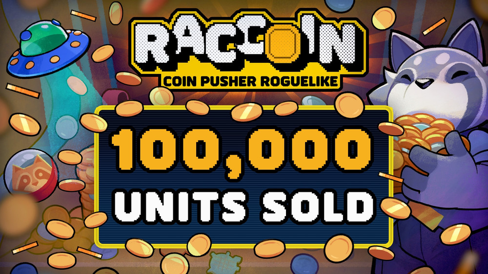 RACCOIN: Coin Pusher Roguelike ha vendido 100.000 copias en solo 24 horas