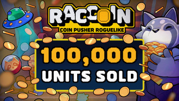 RACCOIN: Coin Pusher Roguelike verzeichnet 100.000 Verkäufe in 24 Stunden