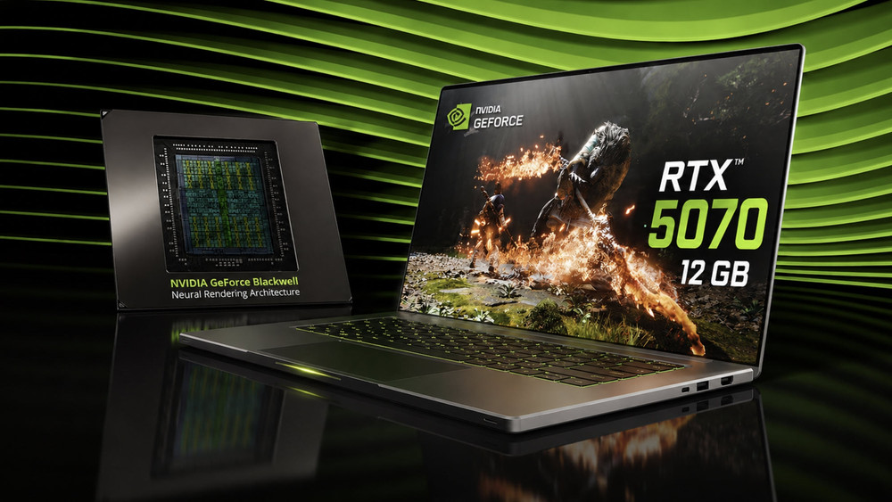NVIDIA revela a configuração RTX 5070 12GB para portáteis