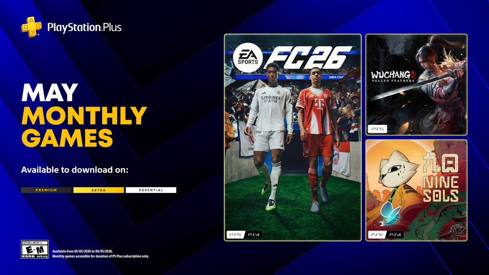 PlayStation Plus: EA Sports FC 26, Wuchang und Nine Sols kommen am 5. Mai