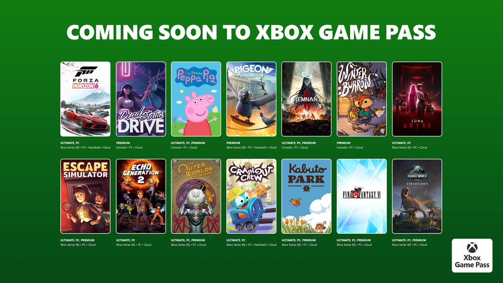 Muy pronto en Xbox Game Pass: Forza Horizon 6, Remnant 2, Final Fantasy VI y mucho más