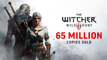 The Witcher 3 s'est vendu à plus de 65 millions d'unités