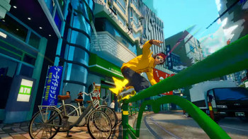 A new clip from the upcoming Jet Set Radio has leaked
