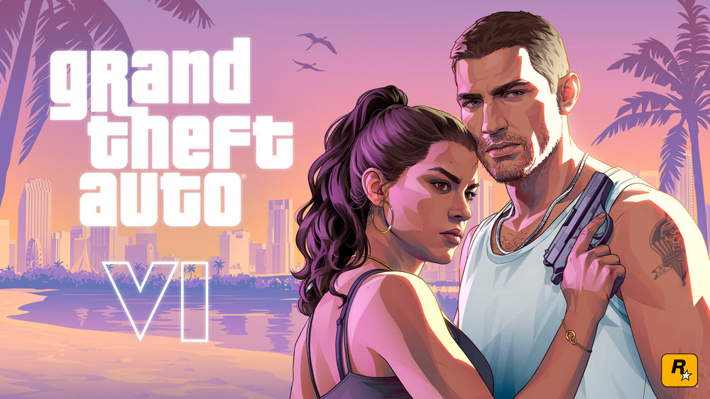 A brief glimpse at Vice City's night sky in GTA VI