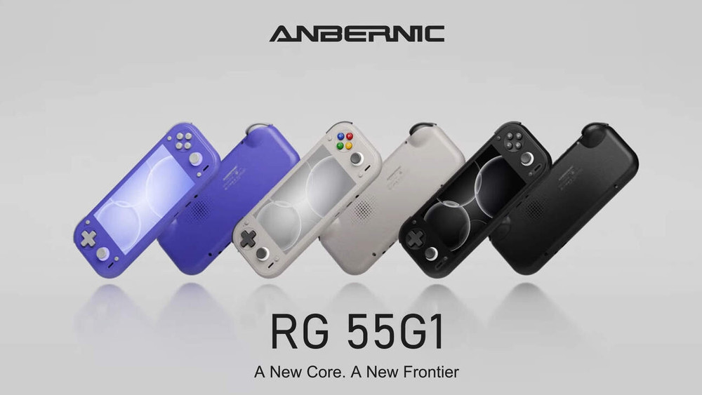 Anbernic presenta la sua nuova console portatile RG 55G1, che assomiglia a una Switch Lite