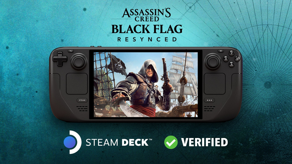 Assassin's Creed Black Flag Resynced will be Steam Deck Verified from release
