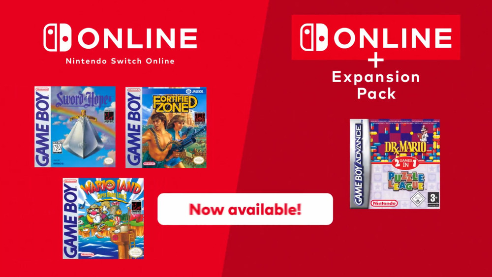 Nintendo Switch Online: Drei Game-Boy-Spiele und ein GBA-Spiel sind erhältlich