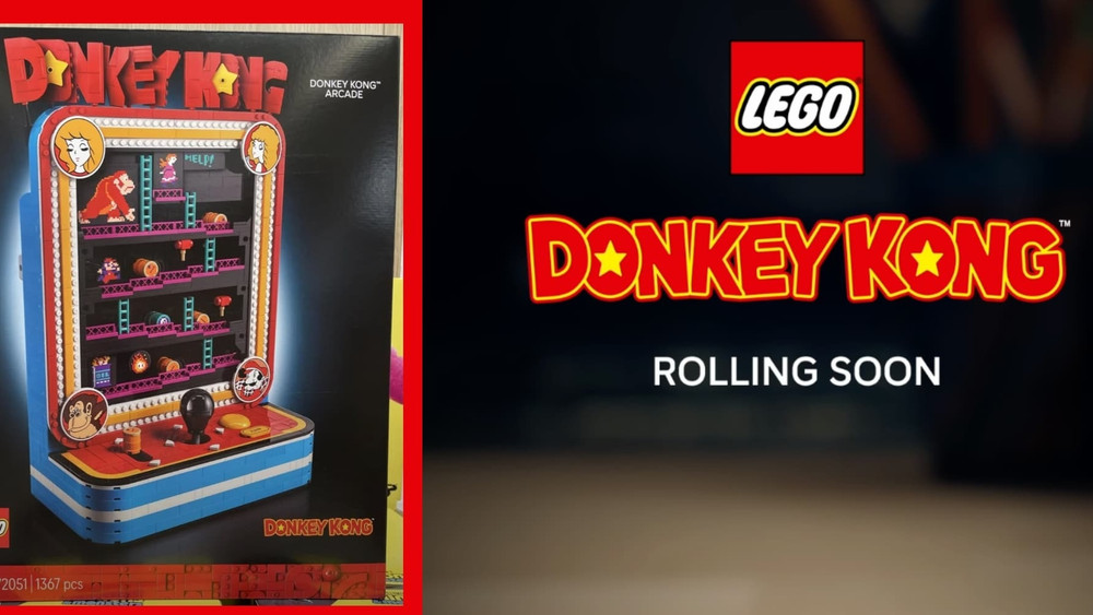 LEGO: un set nuevo a imagen de una máquina recreativa de Donkey Kong saldrá a la venta en agosto