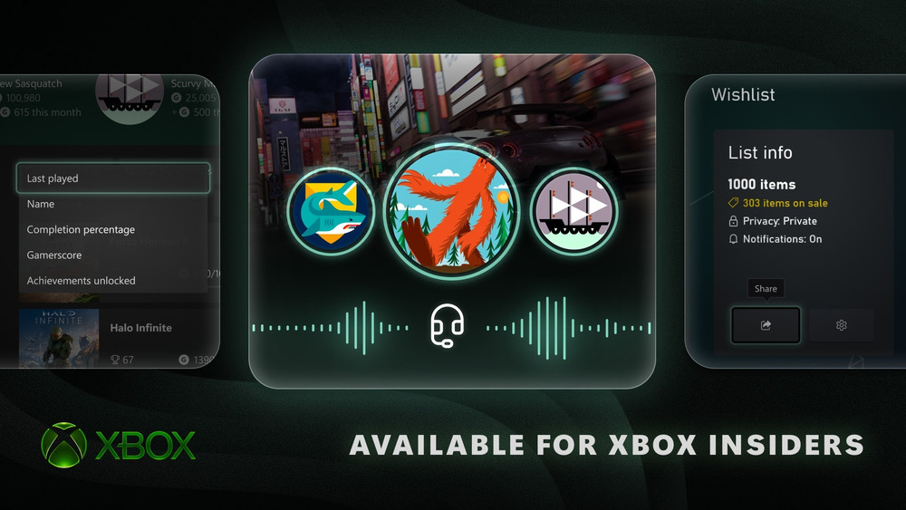 XBOX : plusieurs nouveautés sur les succès et les discussions vocales arrivent