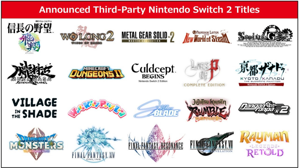 Más títulos por venir para el segundo año de la Nintendo Switch 2