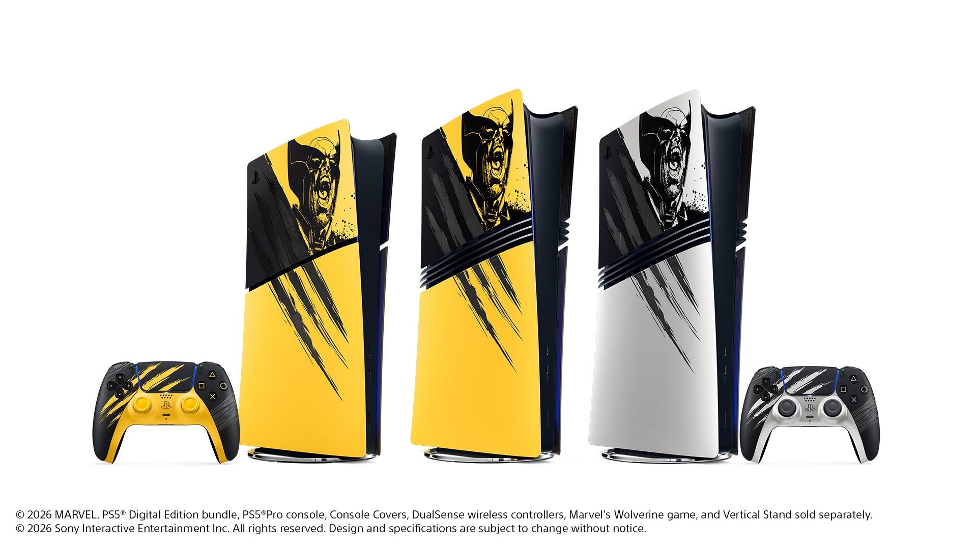 Coques PS5 et PS5 Pro Marvel's Wolverine edition limitee