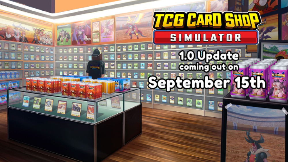 La versión 1.0 de TCG Card Shop Simulator saldrá para PC y consolas el 15 de septiembre