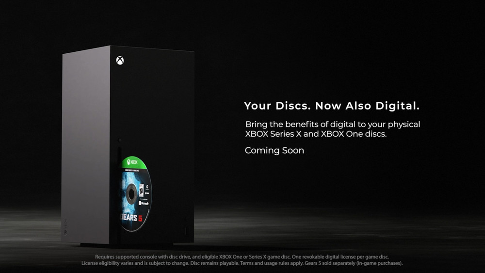 XBOX officialise sa fonction de conversion des disques en licence numérique