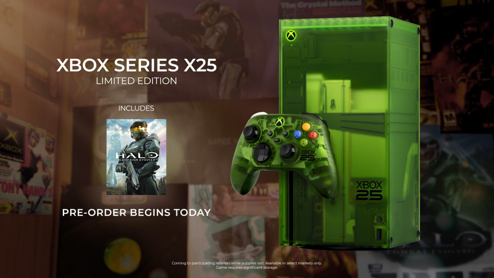 Microsoft is opening pre-orders for the XBOX Series X25 today