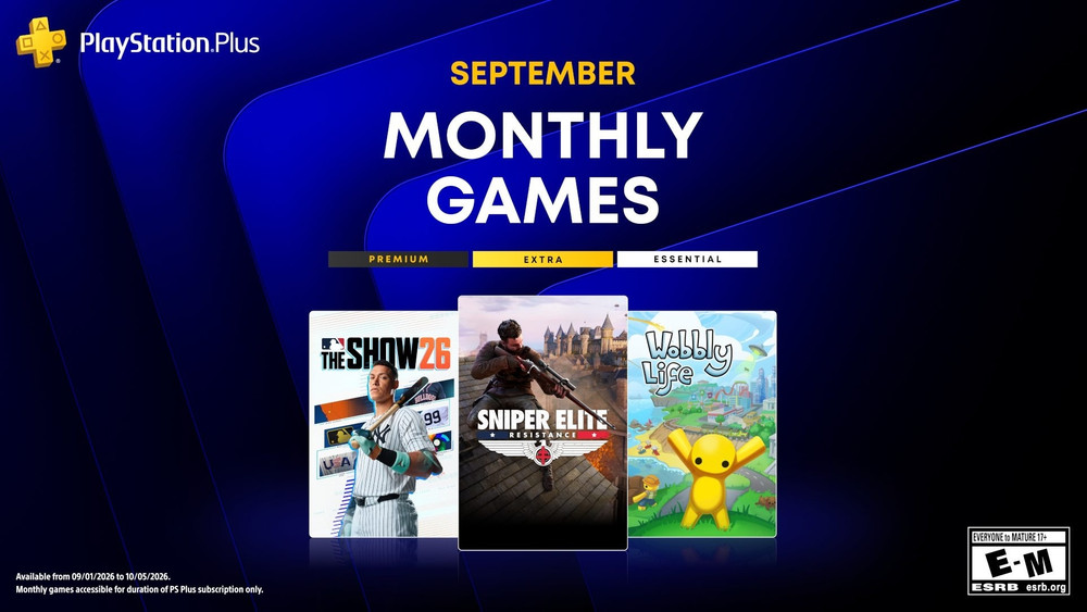 Coming to PlayStation Plus next month: Sniper Elite: Resistance, MLB The Show 26, Wobbly Life, and Chained Echoes