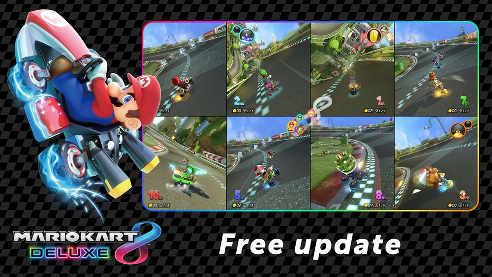 Mario Kart 8 Deluxe a reçu un gros patch pour la Switch 2 avec du multi à huit en local