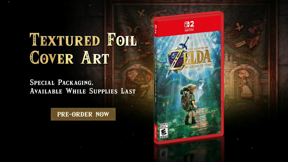 The Legend of Zelda: Ocarina of Time will have a limited-edition physical release