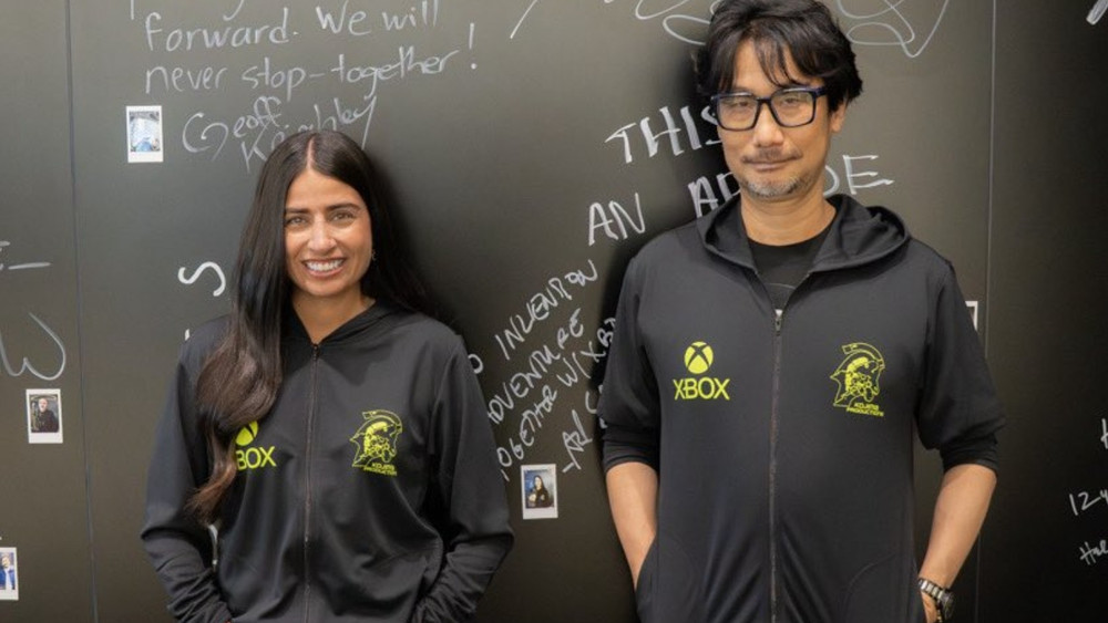Asha Sharma s'affiche avec Hideo Kojima pour préparer l'avenir