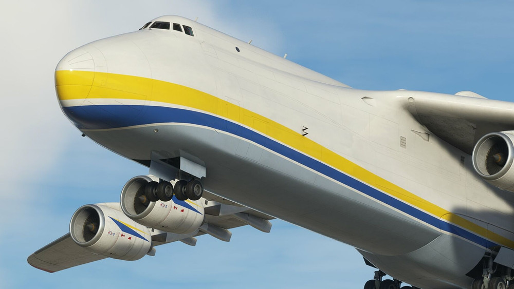 Die im vergangenen Jahr zerstörte Antonow An-225 Mriya kommt in den Flugsimulator